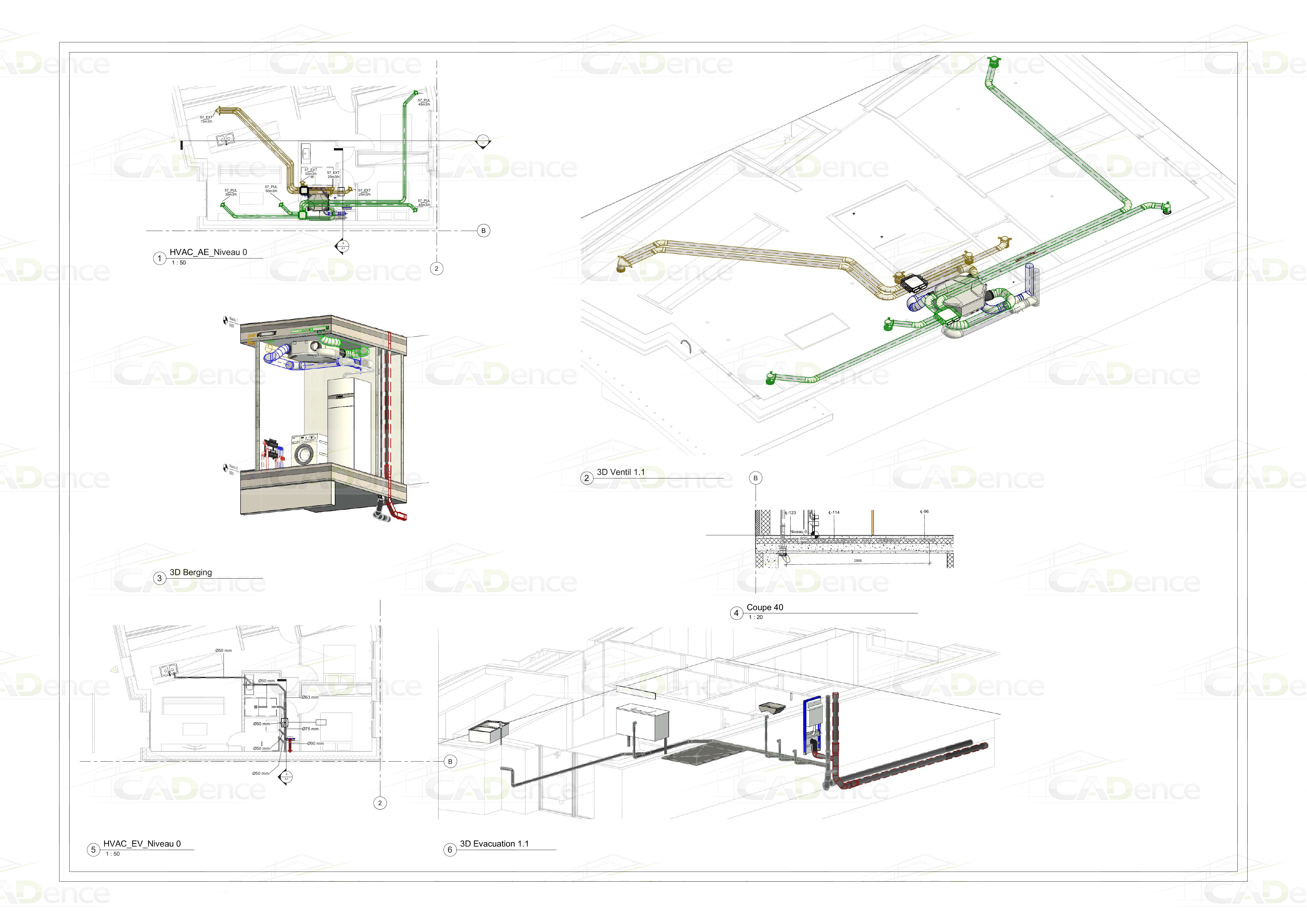 Feuille A1 appartement As-built